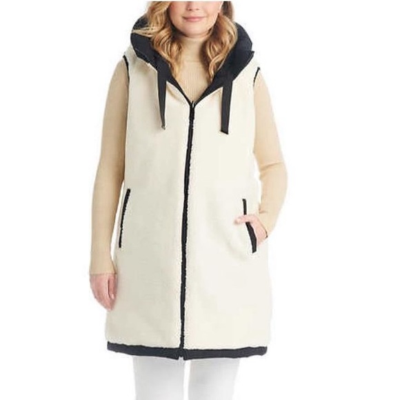 Koolaburra by UGG - Reversible Sherpa Long Vest - Picture 4 of 8